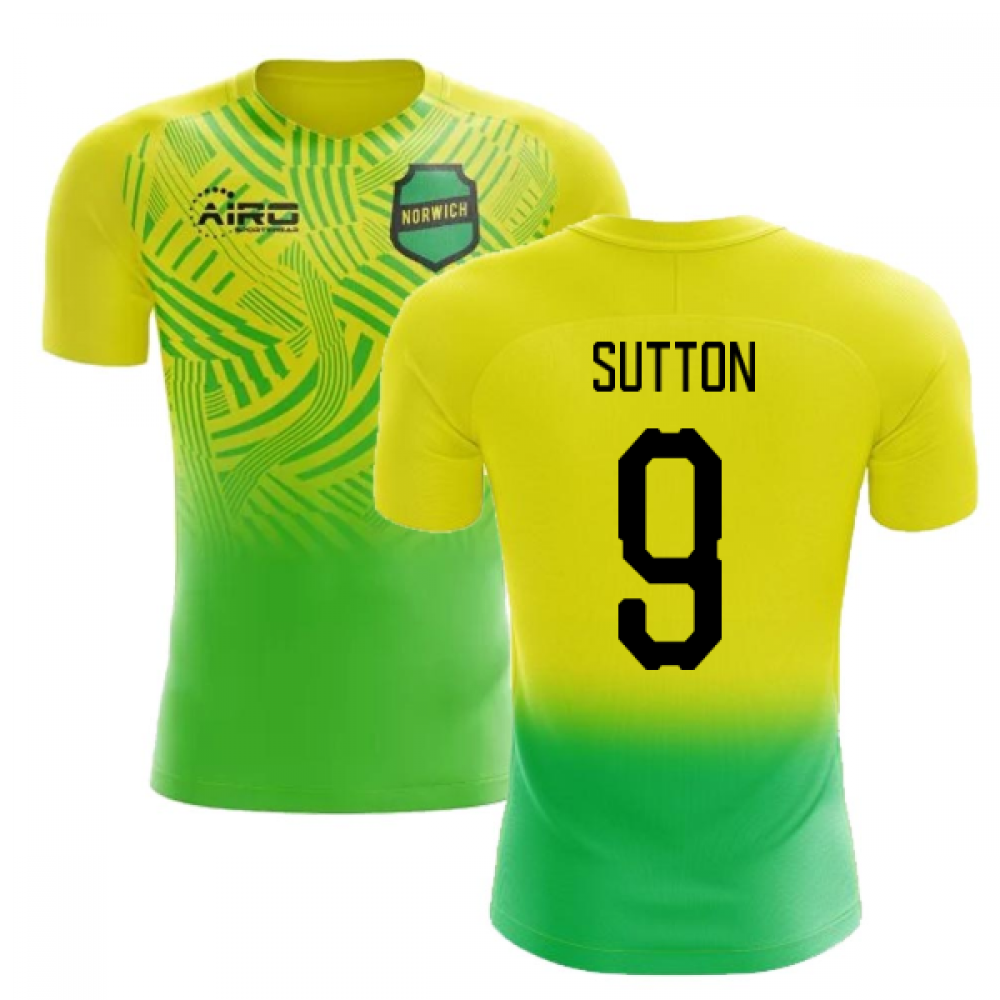 2023-2024 Norwich Home Concept Football Shirt (Sutton 9)