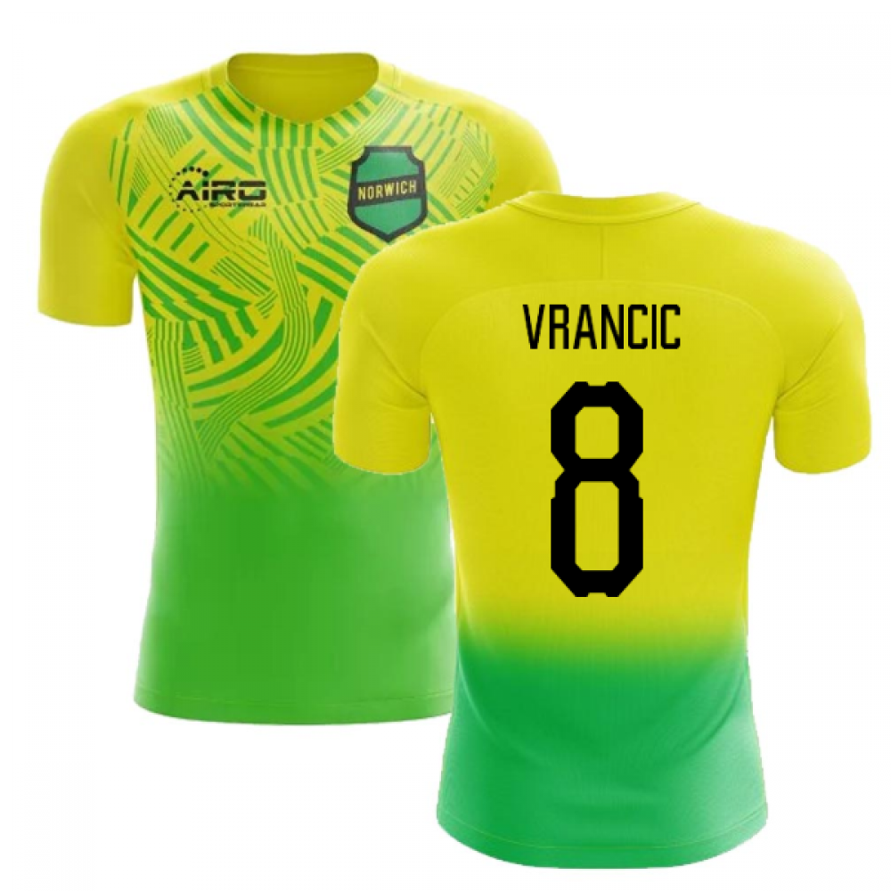 2023-2024 Norwich Home Concept Football Shirt (Vrancic 8)