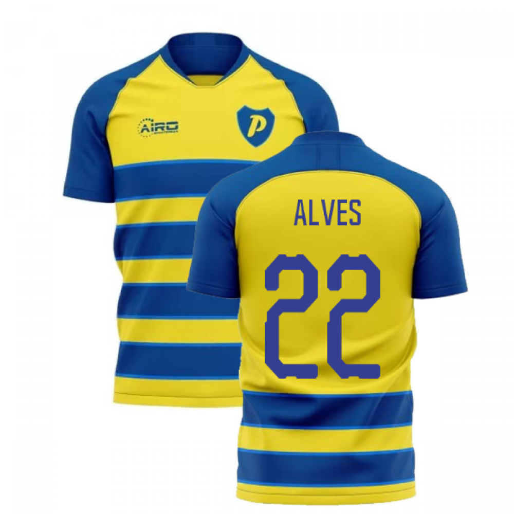 2025-2026 Parma Home Concept Football Shirt (ALVES 22)