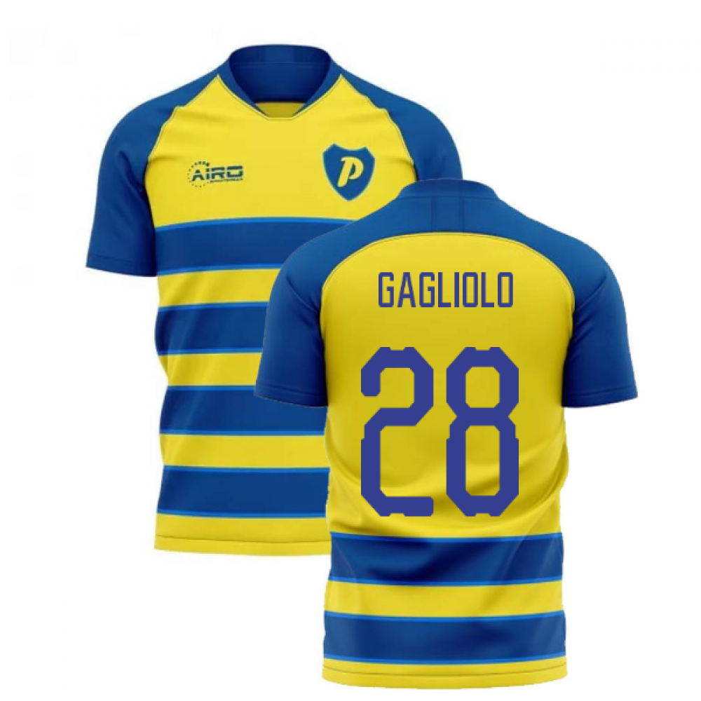 2025-2026 Parma Home Concept Football Shirt (GAGLIOLO 28)