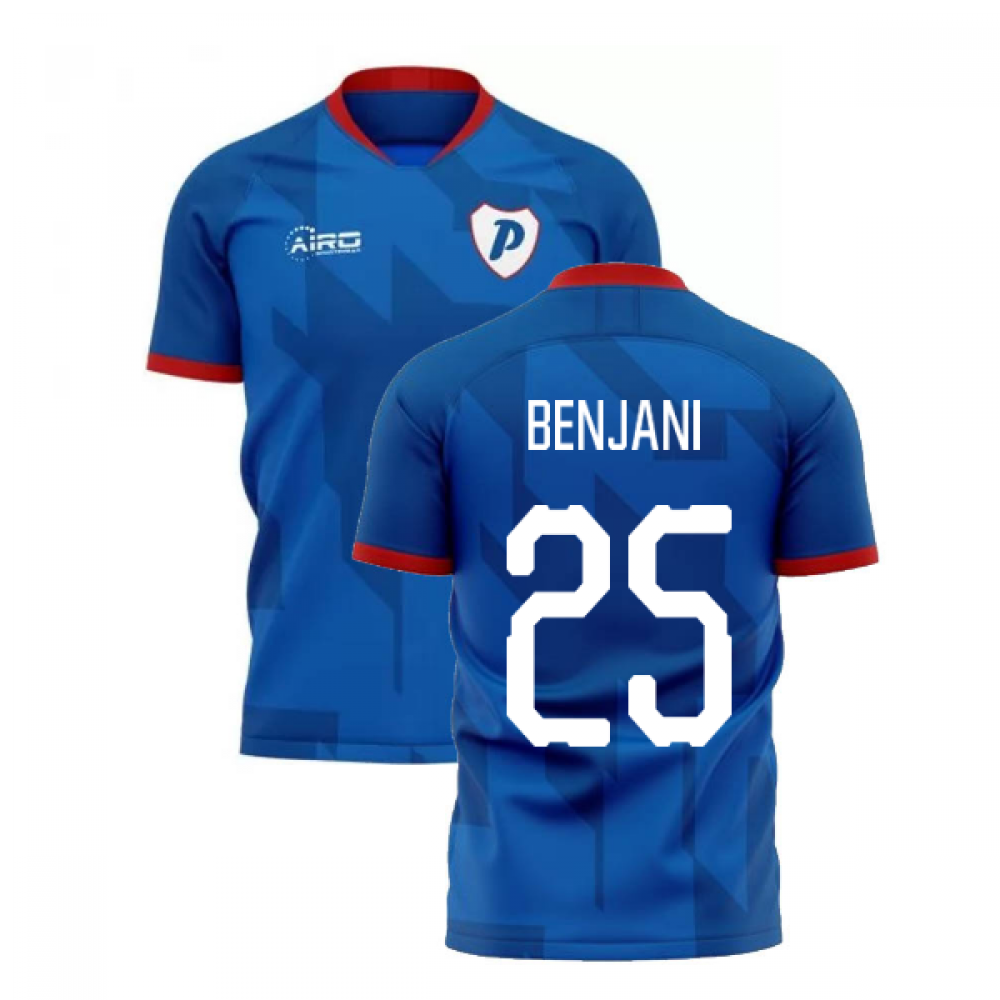 2023-2024 Portsmouth Home Concept Football Shirt (Benjani 25)