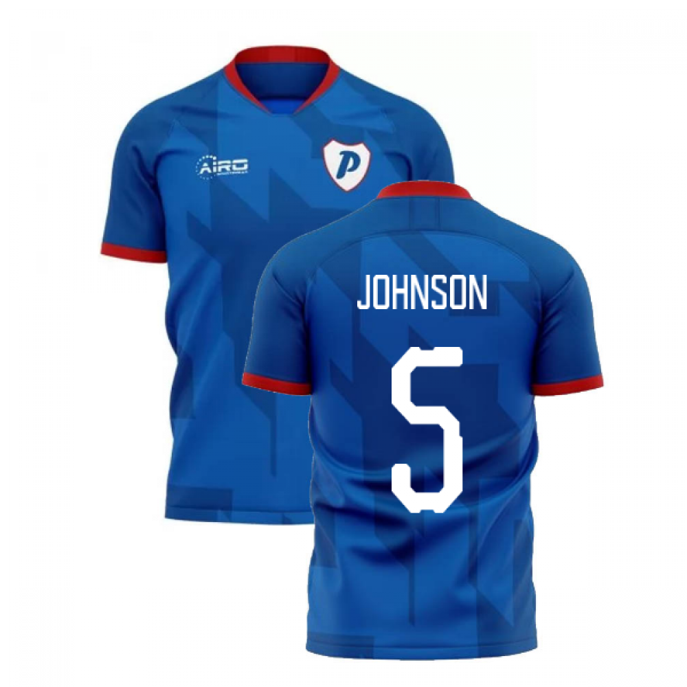 2024-2025 Portsmouth Home Concept Football Shirt (Johnson 5)