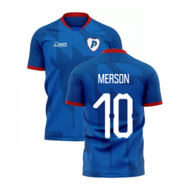 2023-2024 Portsmouth Home Concept Football Shirt (Merson 10)