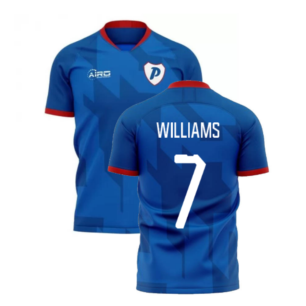 2023-2024 Portsmouth Home Concept Football Shirt (Williams 7)