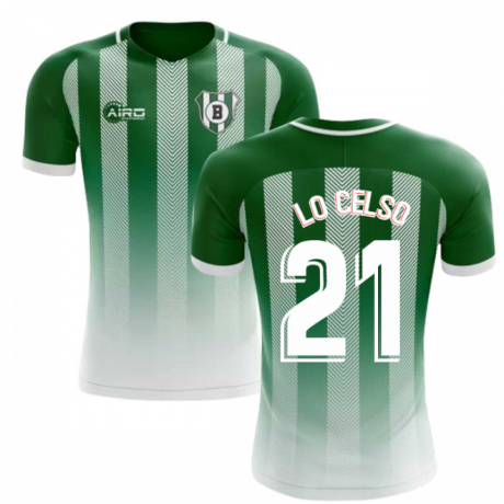 2020-2021 Real Betis Home Concept Football Shirt (Lo Celso 21) - Kids
