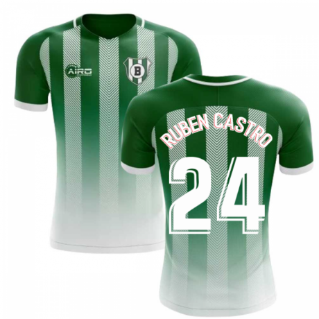 2020-2021 Real Betis Home Concept Football Shirt (Ruben Castro 24) - Kids