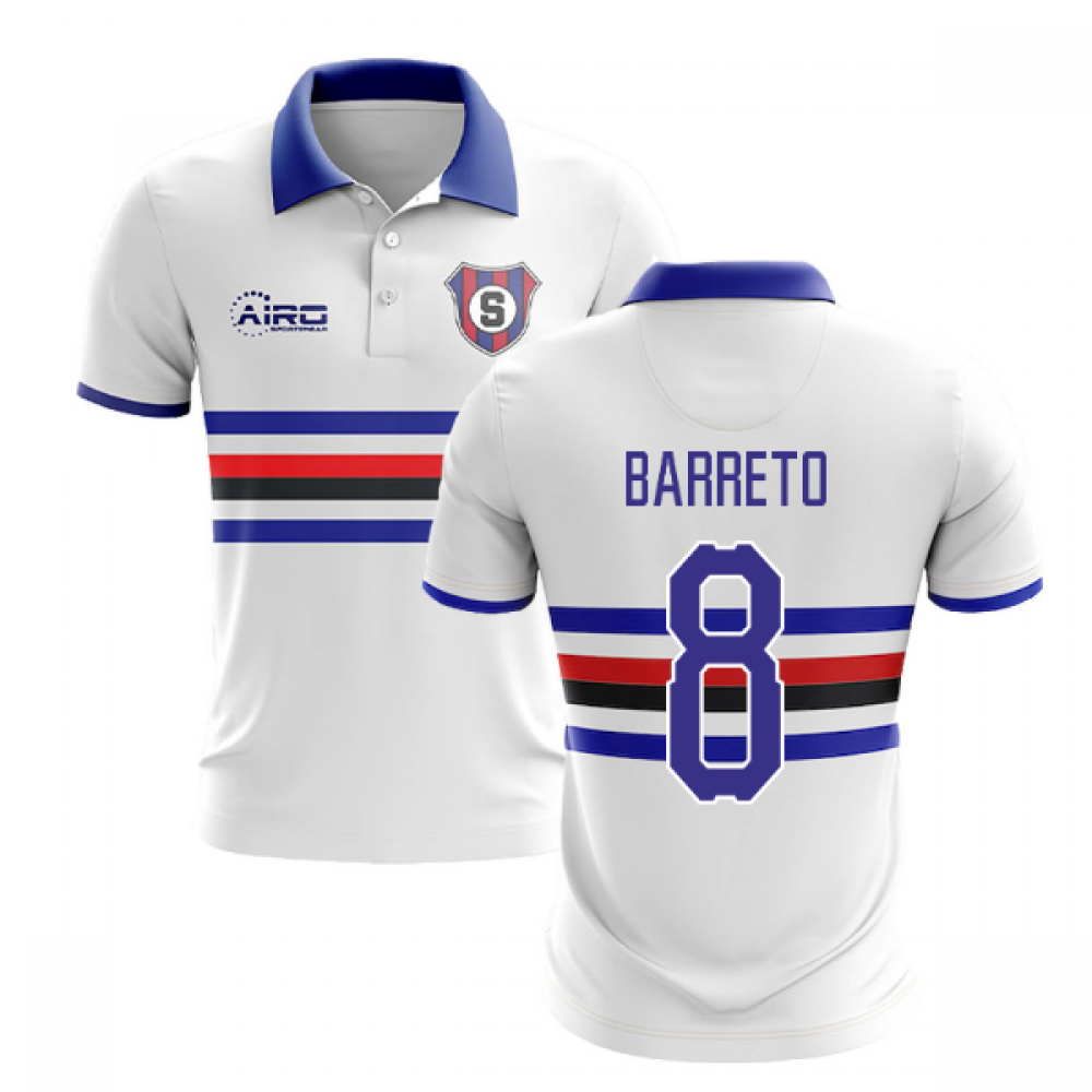 2024-2025 Sampdoria Away Concept Football Shirt (BARRETO 8)