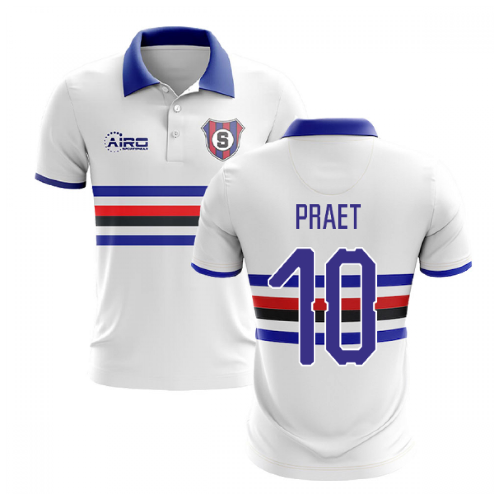 2025-2026 Sampdoria Away Concept Football Shirt (PRAET 10)