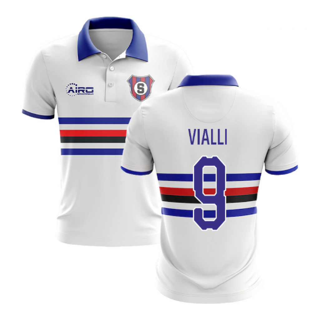 2023-2024 Sampdoria Away Concept Football Shirt (VIALLI 9)