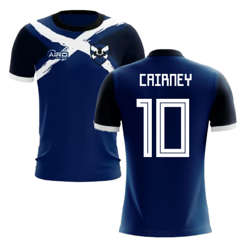 2023-2024 Scotland Flag Concept Football Shirt (Cairney 10)