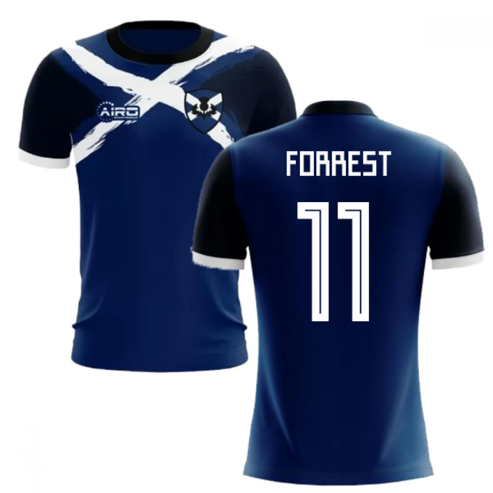 2020-2021 Scotland Flag Concept Football Shirt (Forrest 11) - Kids