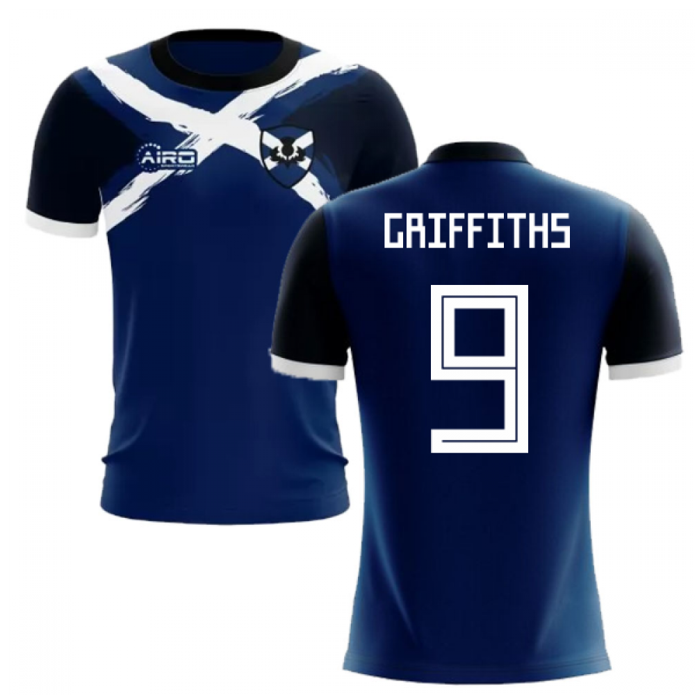 2023-2024 Scotland Flag Concept Football Shirt (Griffiths 9)