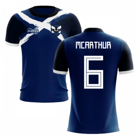 2020-2021 Scotland Flag Concept Football Shirt (McArthur 6) - Kids