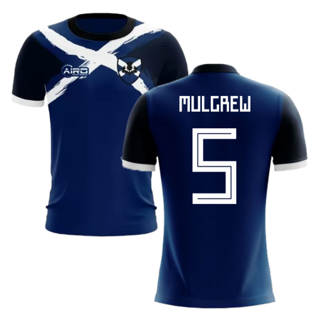 2023-2024 Scotland Flag Concept Football Shirt (Mulgrew 5)