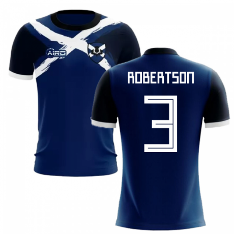2023-2024 Scotland Flag Concept Football Shirt (Robertson 3) - Kids