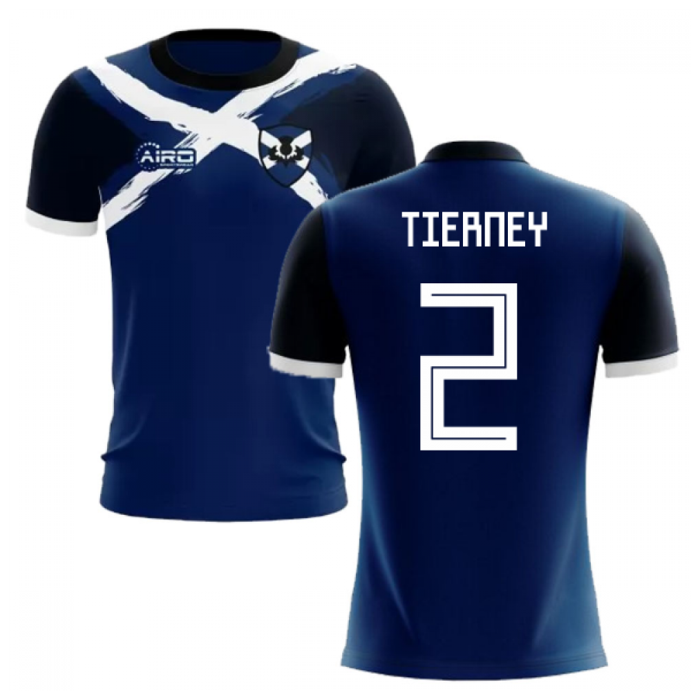 2023-2024 Scotland Flag Concept Football Shirt (Tierney 2)