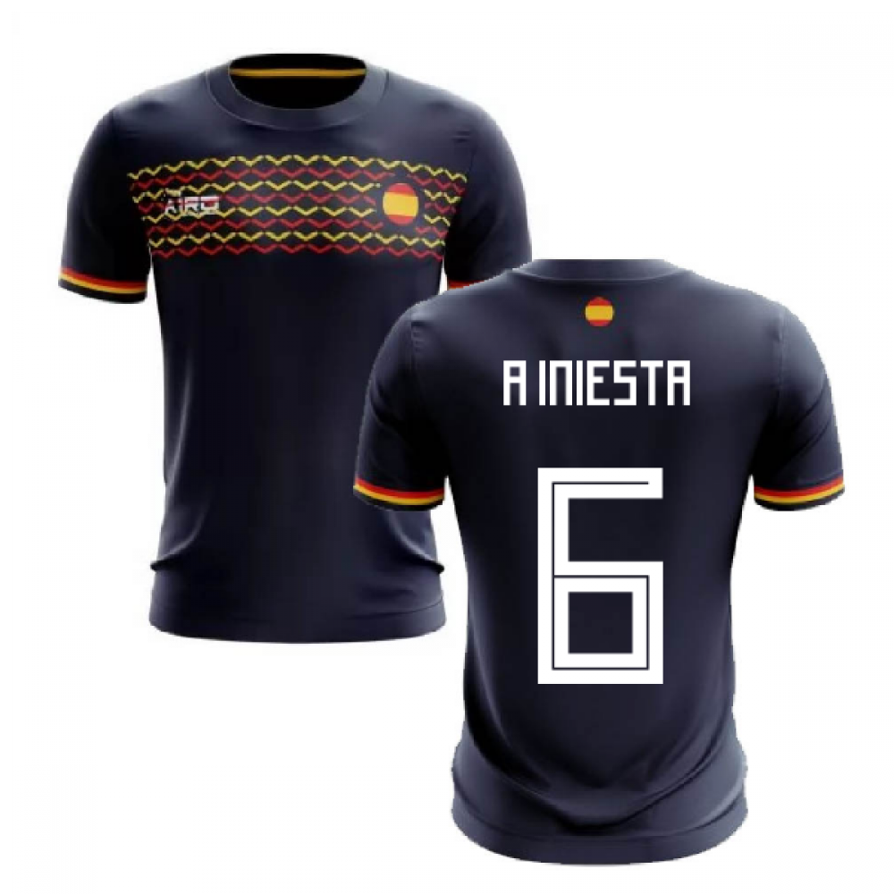 2023-2024 Spain Away Concept Football Shirt (A Iniesta 6)