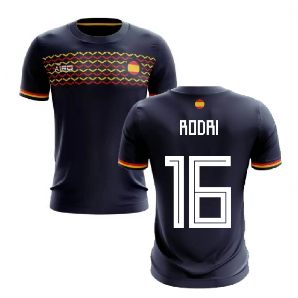 2025-2026 Spain Away Concept Football Shirt (Rodri 16)