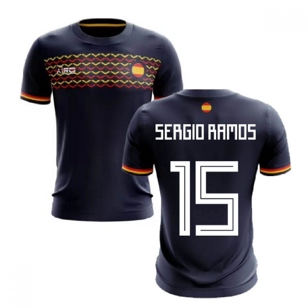 2025-2026 Spain Away Concept Football Shirt (Sergio Ramos 15)
