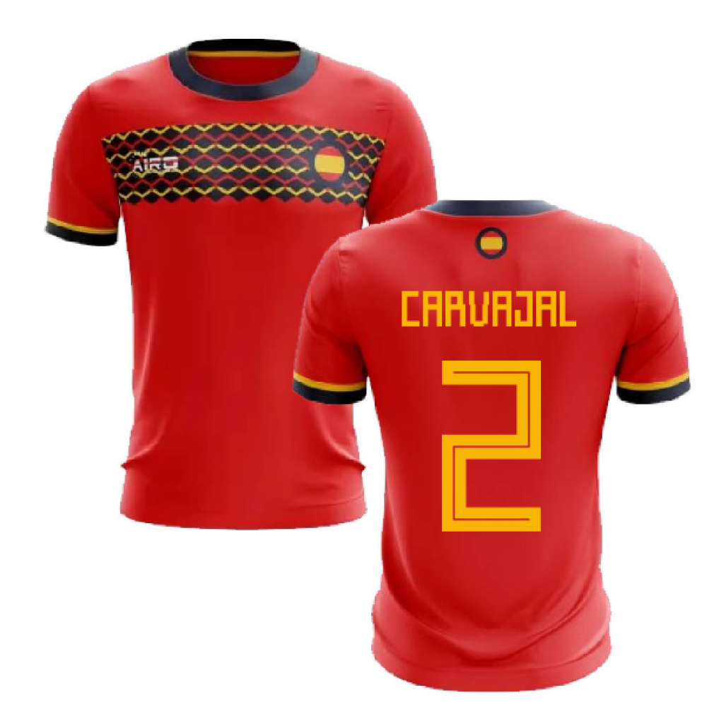 2023-2024 Spain Home Concept Football Shirt (Carvajal 2)