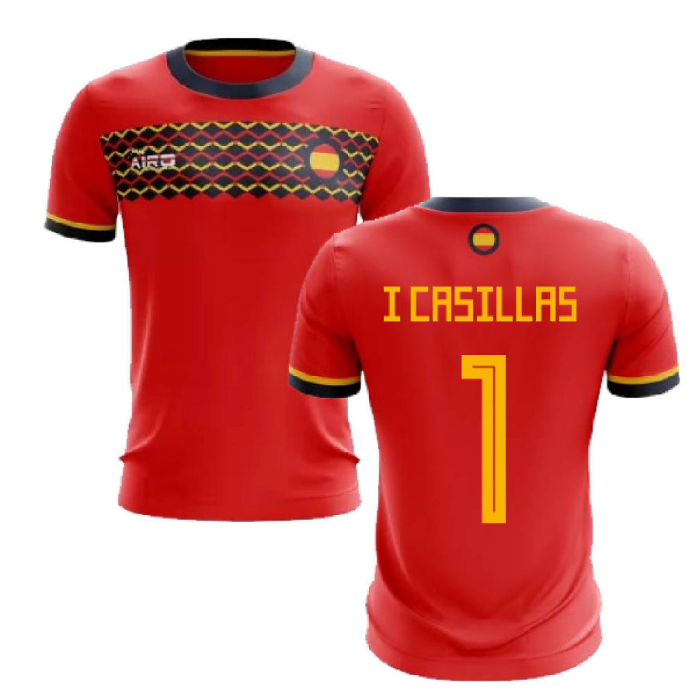 2023-2024 Spain Home Concept Football Shirt (I Casillas 1)