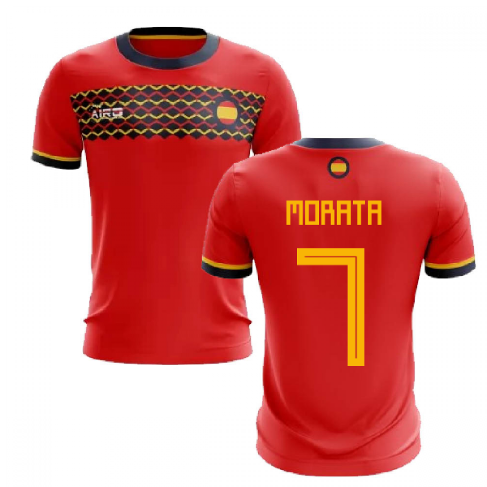 2024-2025 Spain Home Concept Football Shirt (Morata 7)