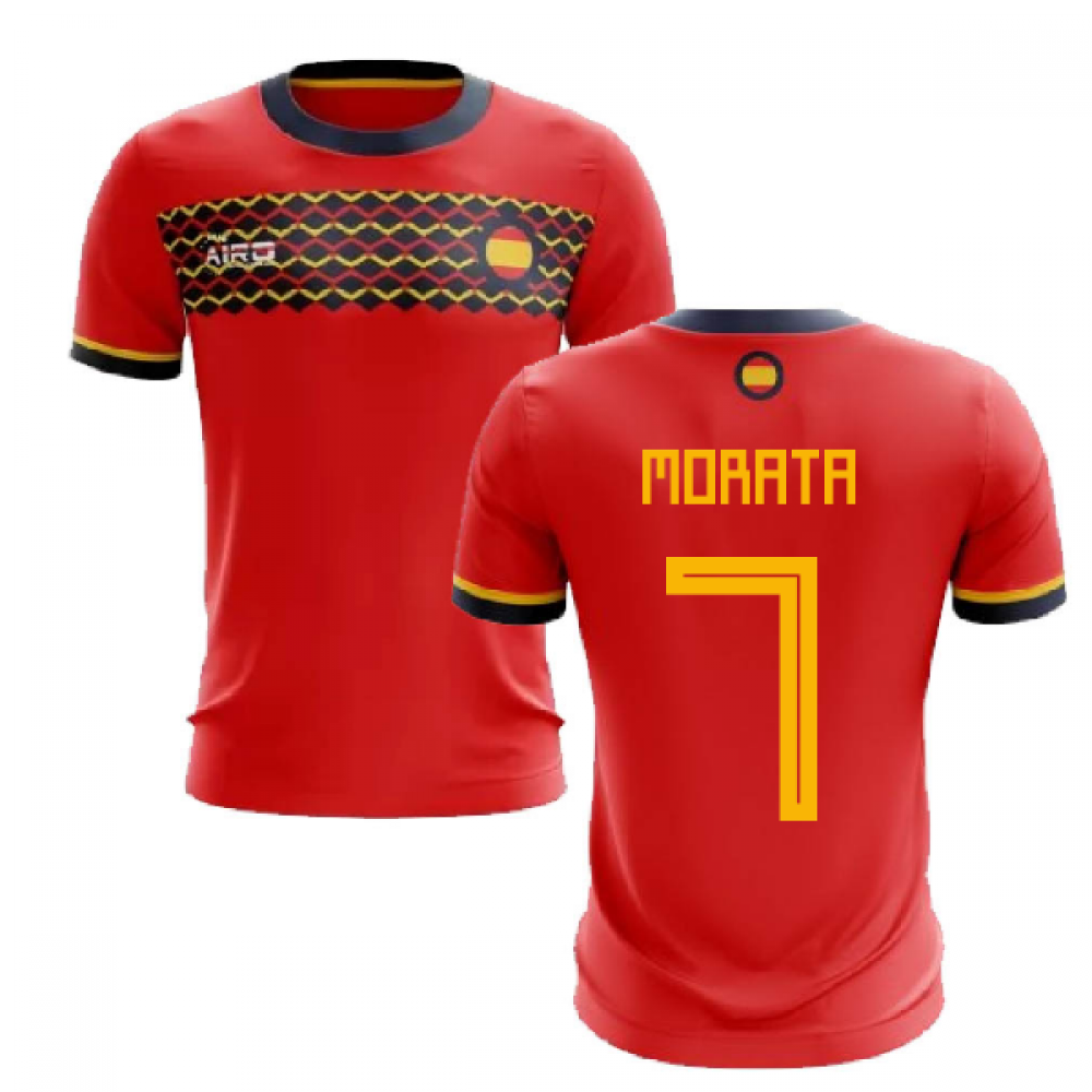 2025-2026 Spain Home Concept Football Shirt (Morata 7)