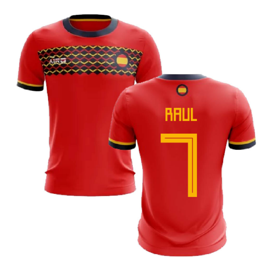 2025-2026 Spain Home Concept Football Shirt (Raul 7)
