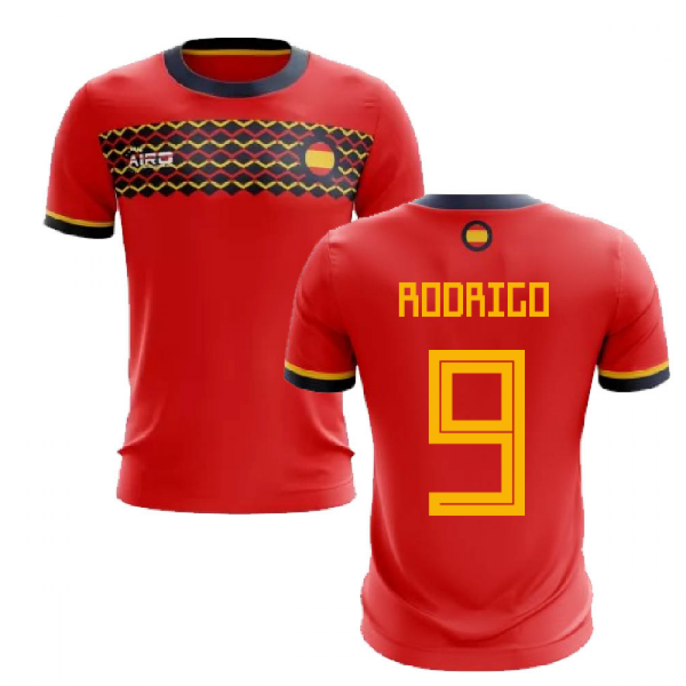 2023-2024 Spain Home Concept Football Shirt (Rodrigo 9)