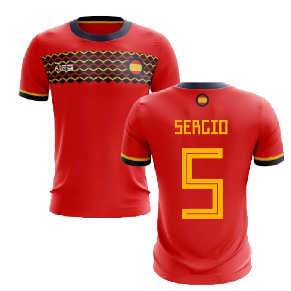 2024-2025 Spain Home Concept Football Shirt (Sergio 5)