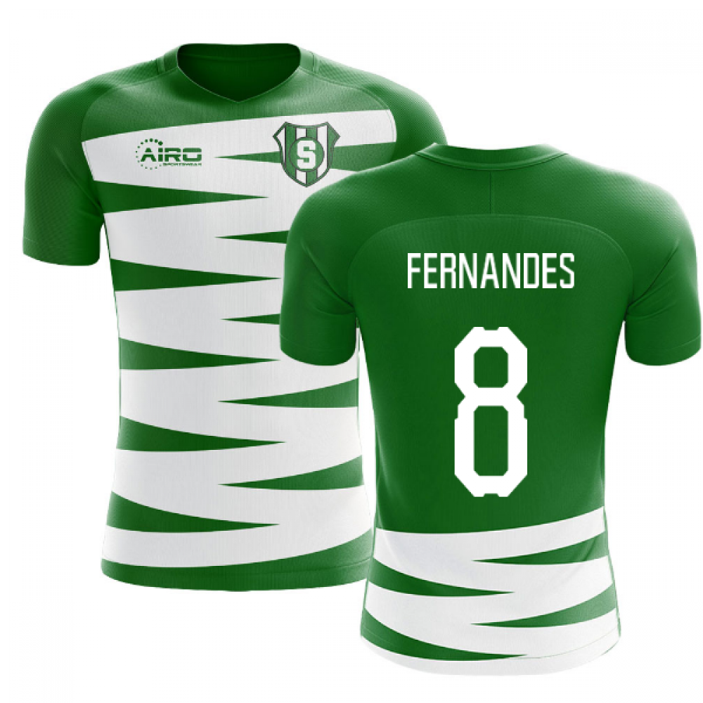 2025-2026 Sporting Lisbon Home Concept Football Shirt (Fernandes 8)
