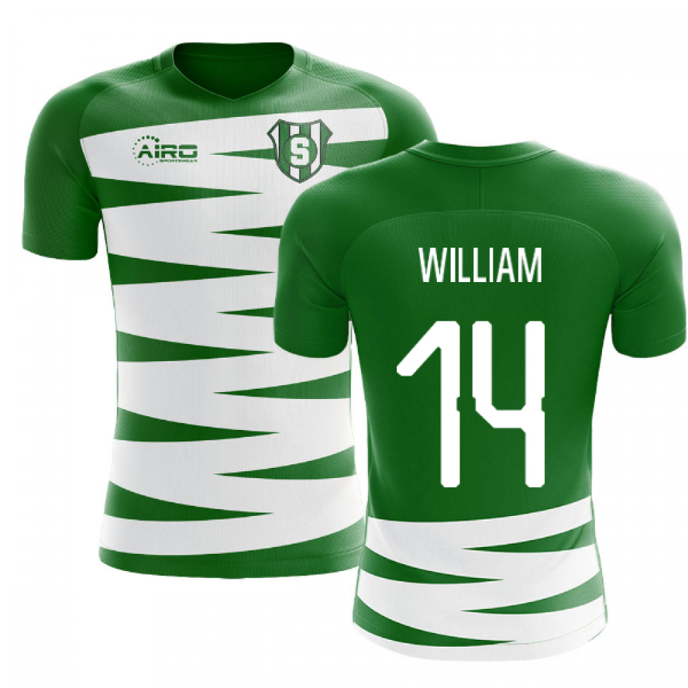2023-2024 Sporting Lisbon Home Concept Football Shirt (William 14)
