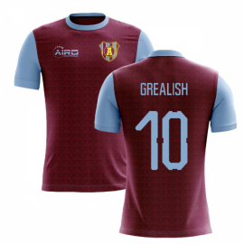 2023-2024 Villa Home Concept Football Shirt (Grealish 10)