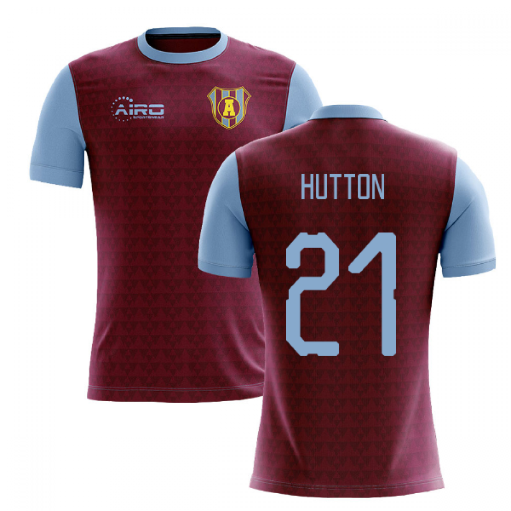 2023-2024 Villa Home Concept Football Shirt (Hutton 21)