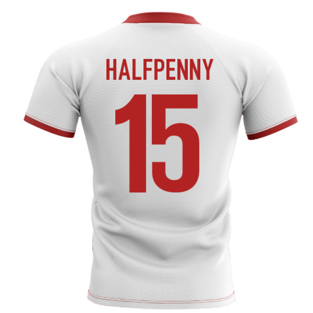 2020-2021 Wales Flag Concept Rugby Shirt (Halfpenny 15)