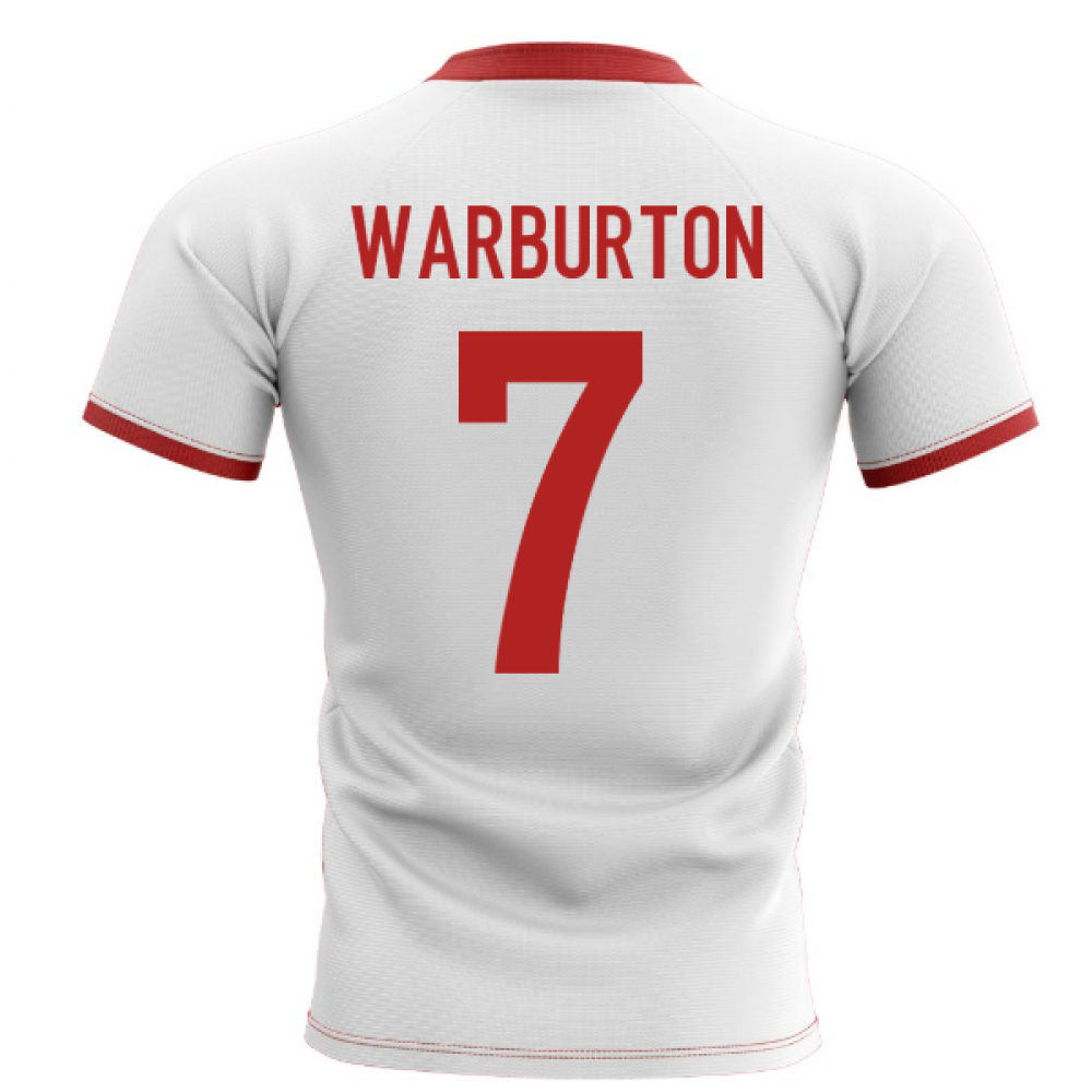 2023-2024 Wales Flag Concept Rugby Shirt (Warburton 7)