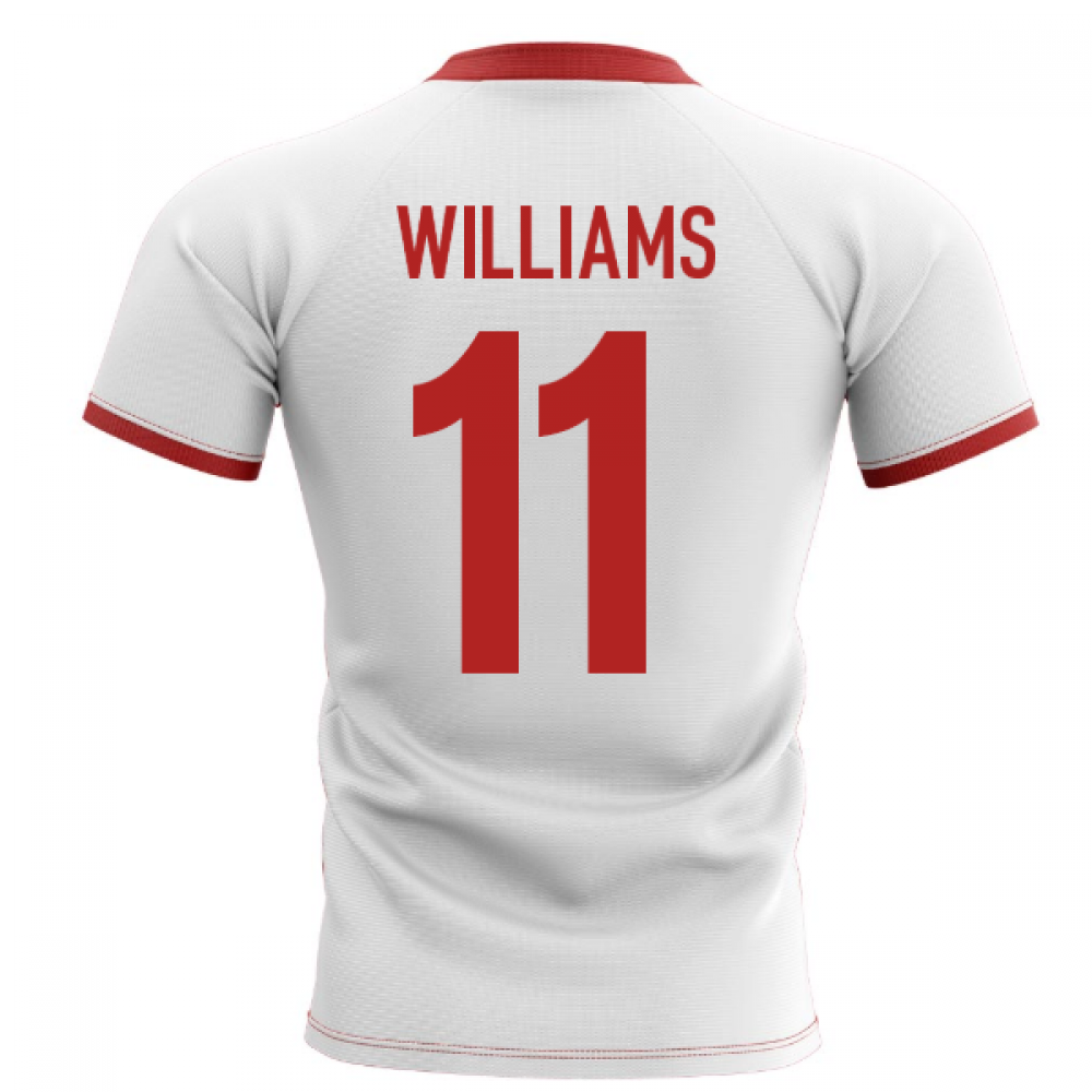 2020-2021 Wales Flag Concept Rugby Shirt (Williams 11)