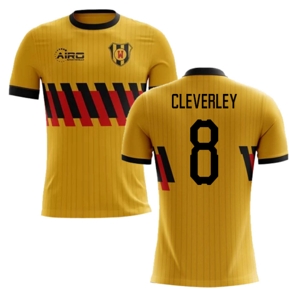 2020-2021 Watford Home Concept Football Shirt (Cleverley 8) - Kids