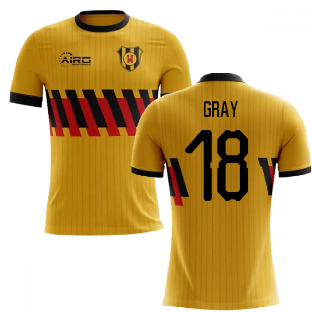 2023-2024 Watford Home Concept Football Shirt (Gray 18)