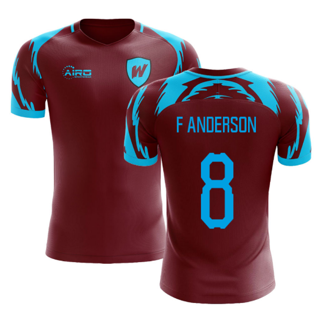 2025-2026 West Ham Home Concept Football Shirt (F ANDERSON 8)