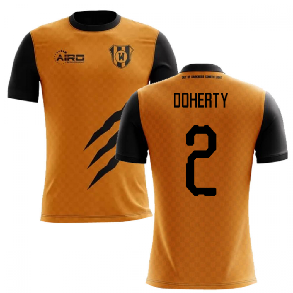 2023-2024 Wolverhampton Home Concept Football Shirt (Doherty 2)