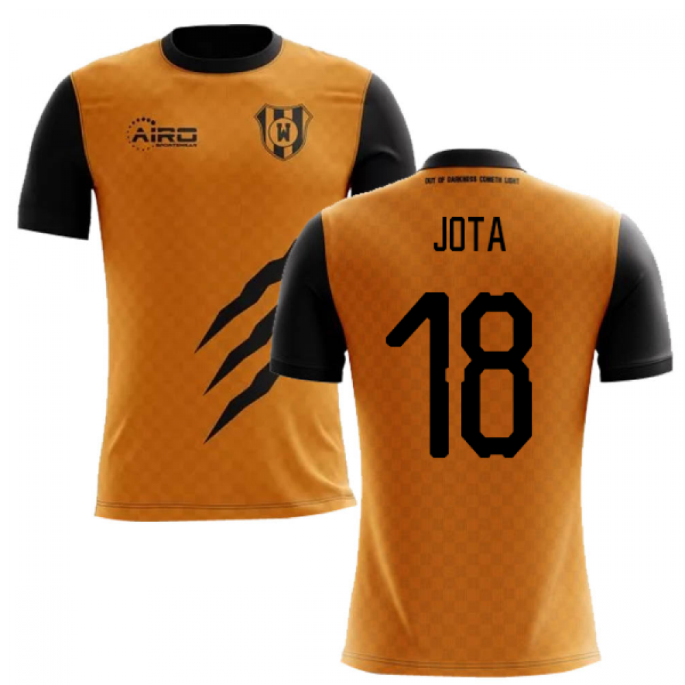 2020-2021 Wolverhampton Home Concept Football Shirt (Jota 18) - Kids