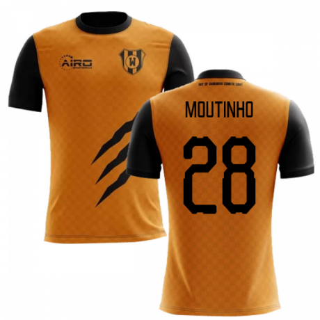 2020-2021 Wolverhampton Home Concept Football Shirt (Moutinho 28) - Kids