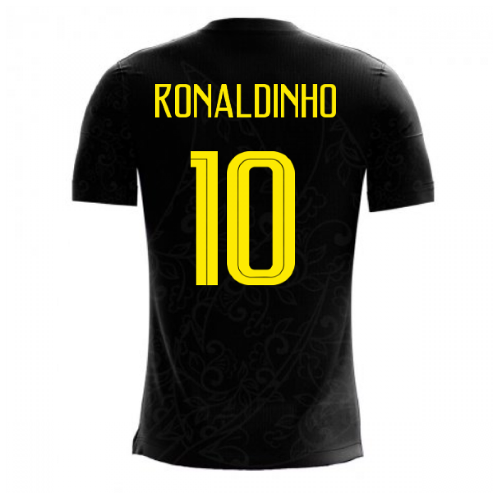 2023-2024 Brazil Third Concept Football Shirt (Ronaldinho 10)
