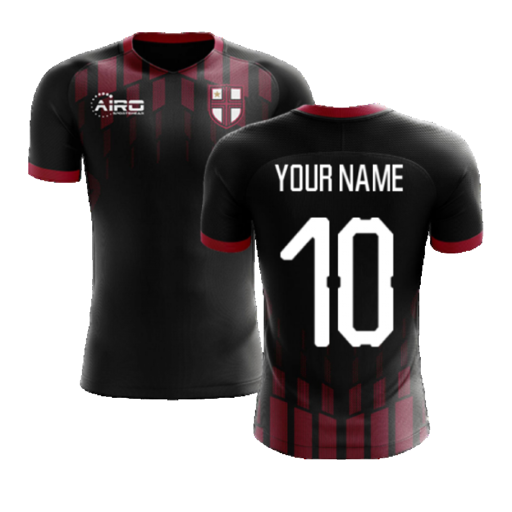 2025-2026 Milan Pre-Match Concept Football Shirt (Your Name)