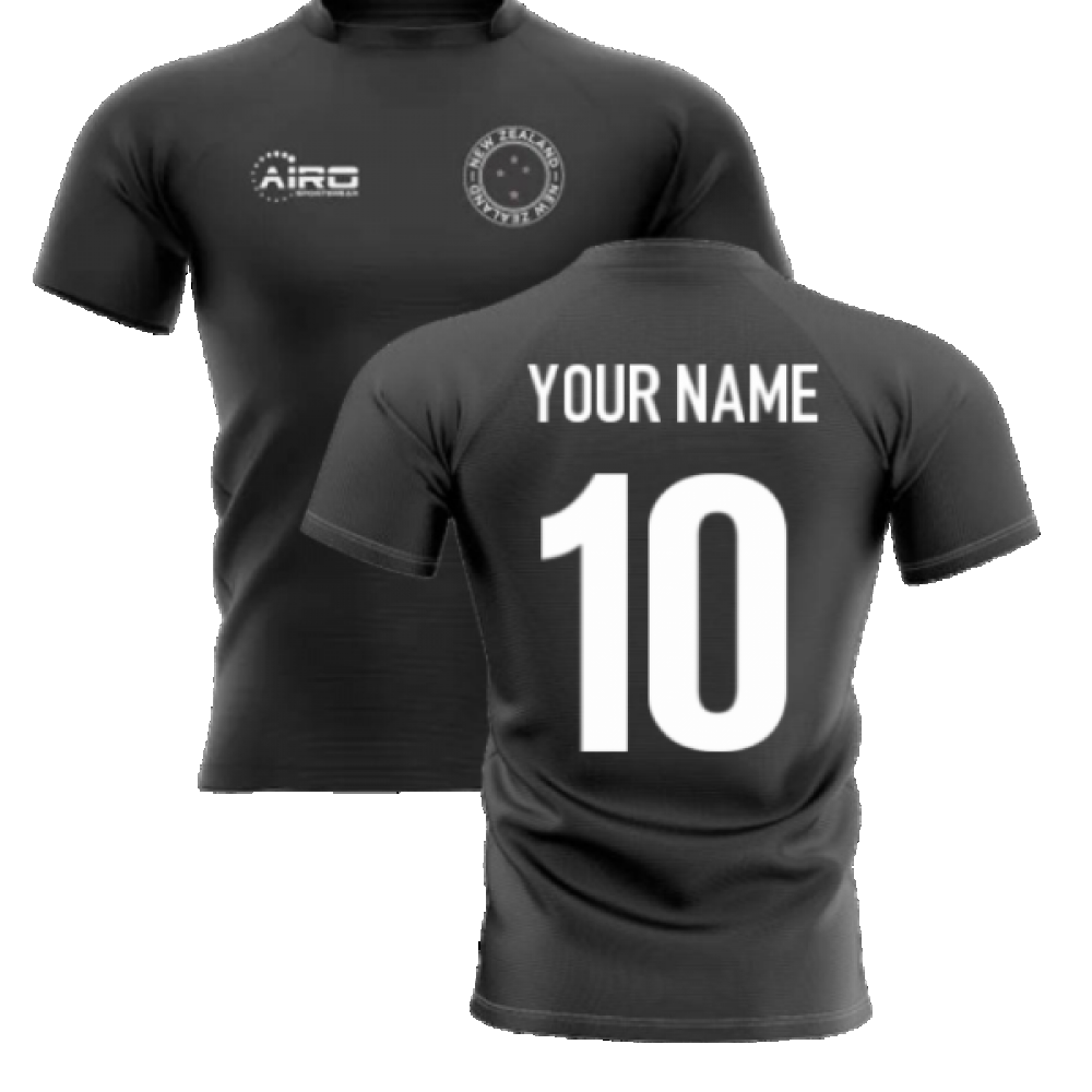 2025-2026 New Zealand Home Concept Rugby Shirt (Your Name)
