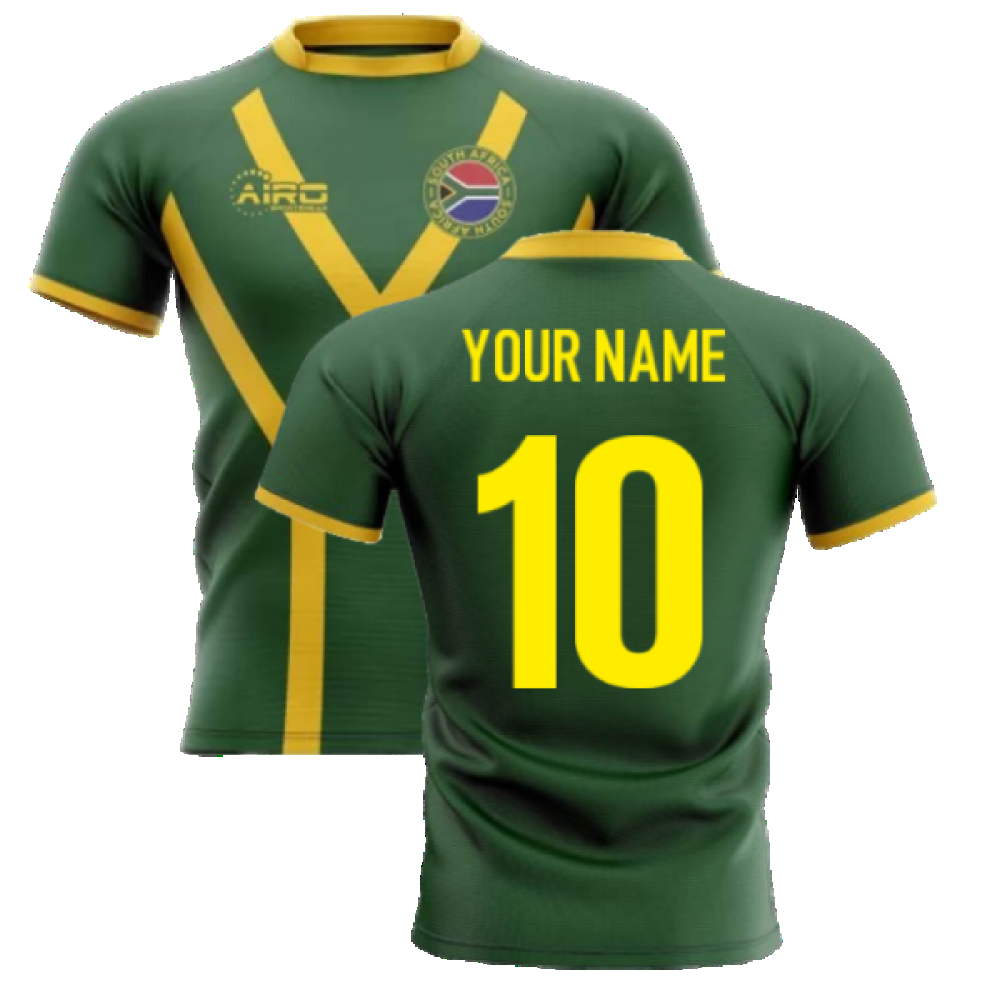 2023-2024 South Africa Springboks Flag Concept Rugby Shirt (Your Name)