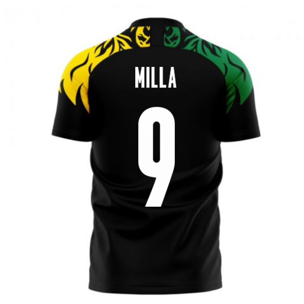 Cameroon 2023-2024 Third Concept Football Kit (Airo) (MILLA 9)