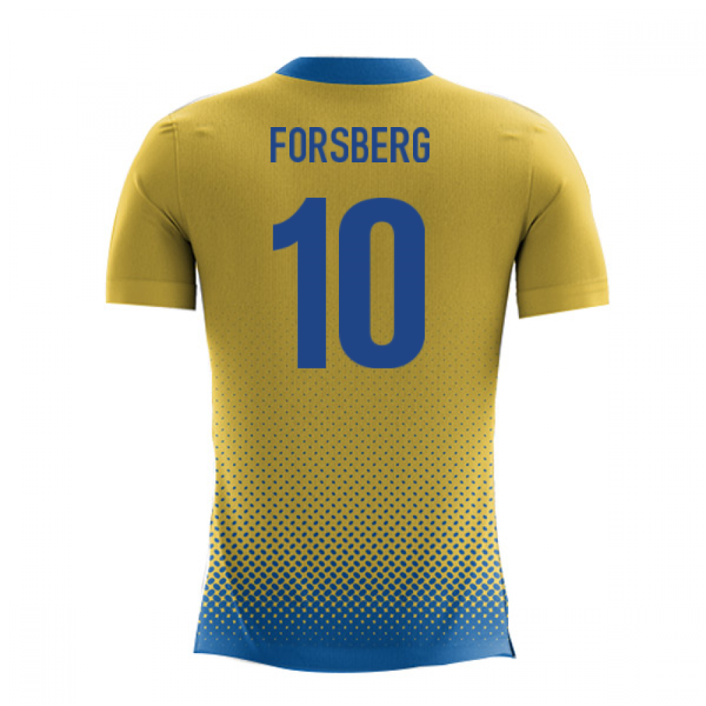 2025-2026 Sweden Airo Concept Home Shirt (Forsberg 10)