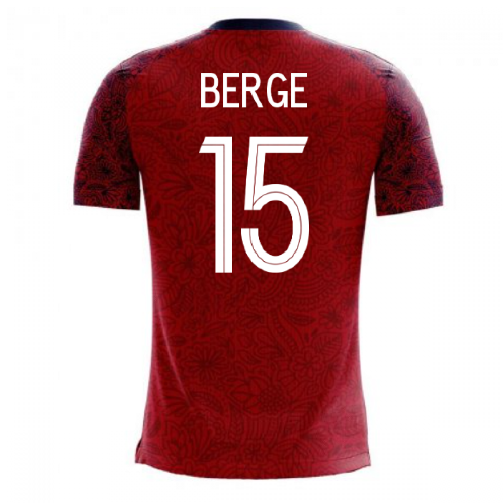 Norway 2023-2024 Home Concept Football Kit (Airo) (BERGE 15)